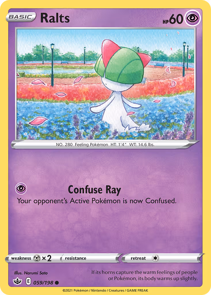Ralts 59/198 Pokemon card