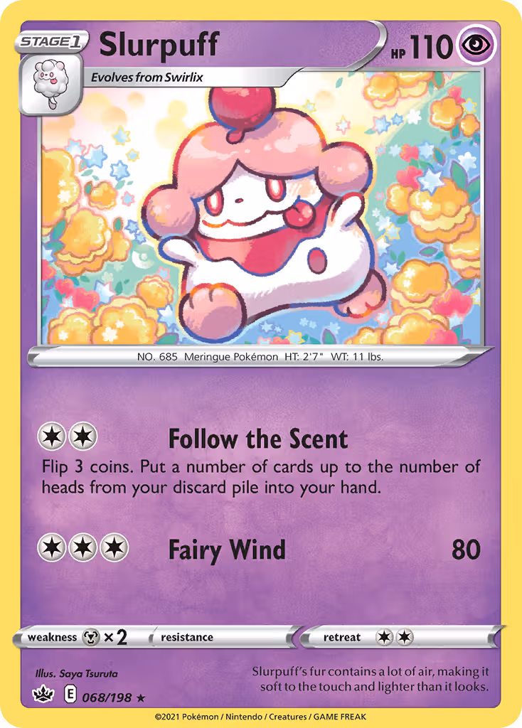 Slurpuff 68/198 Pokemon card