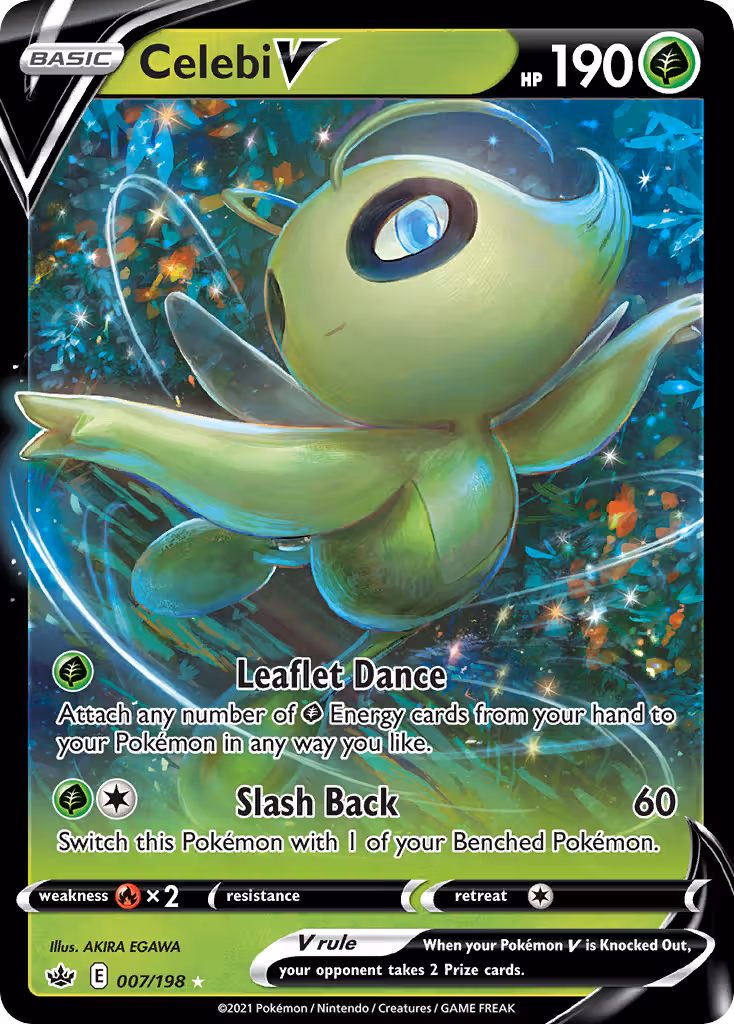 Celebi V 7/198 Pokemon card