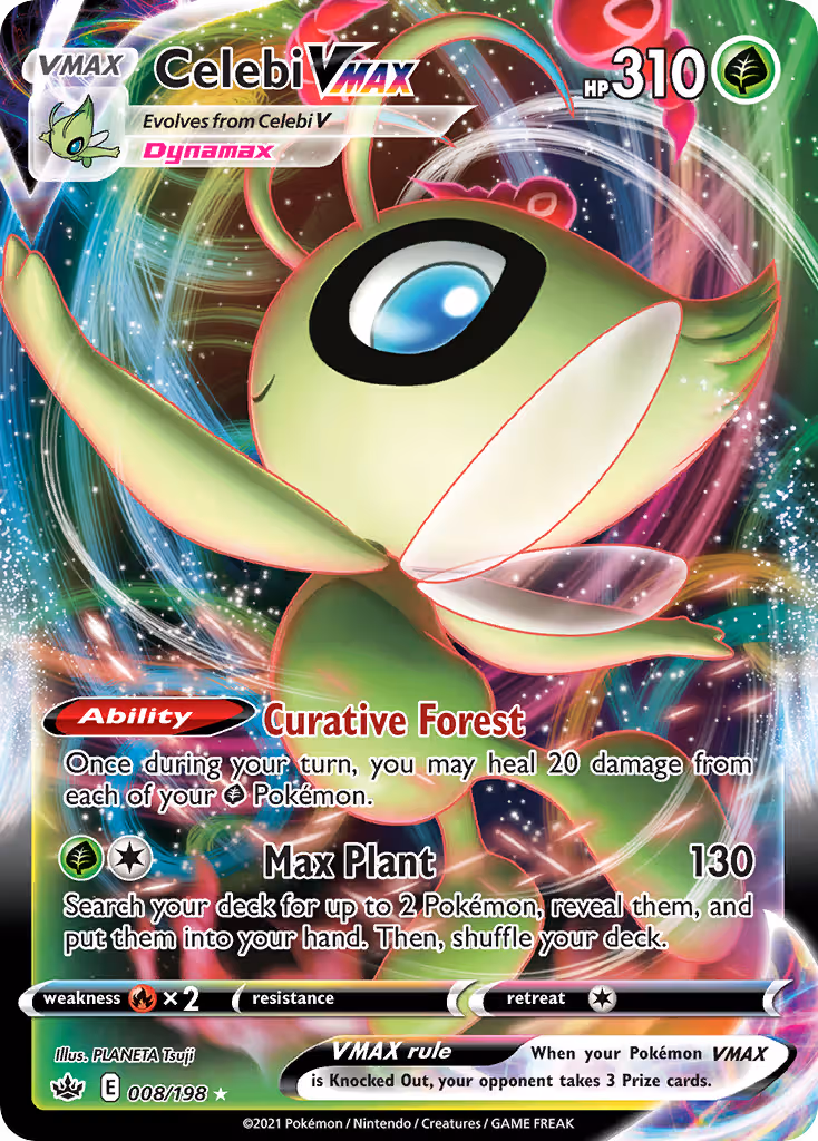 Celebi VMAX 8/198 Pokemon card
