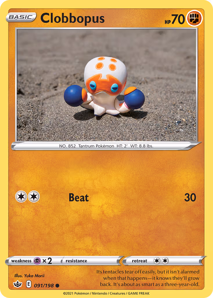 Clobbopus 91/198 Pokemon card