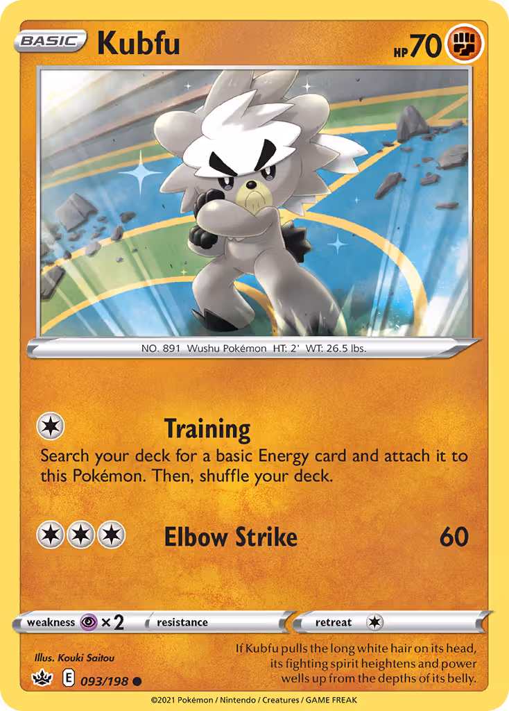 Kubfu 93/198 Pokemon card