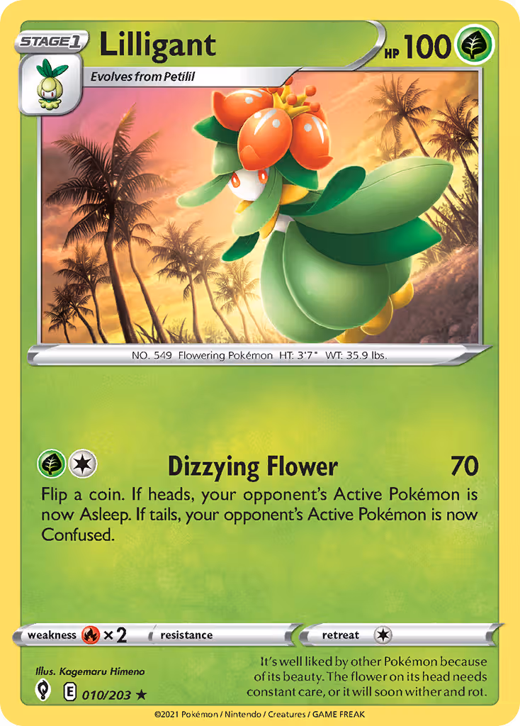 Lilligant 10/203 Pokemon card