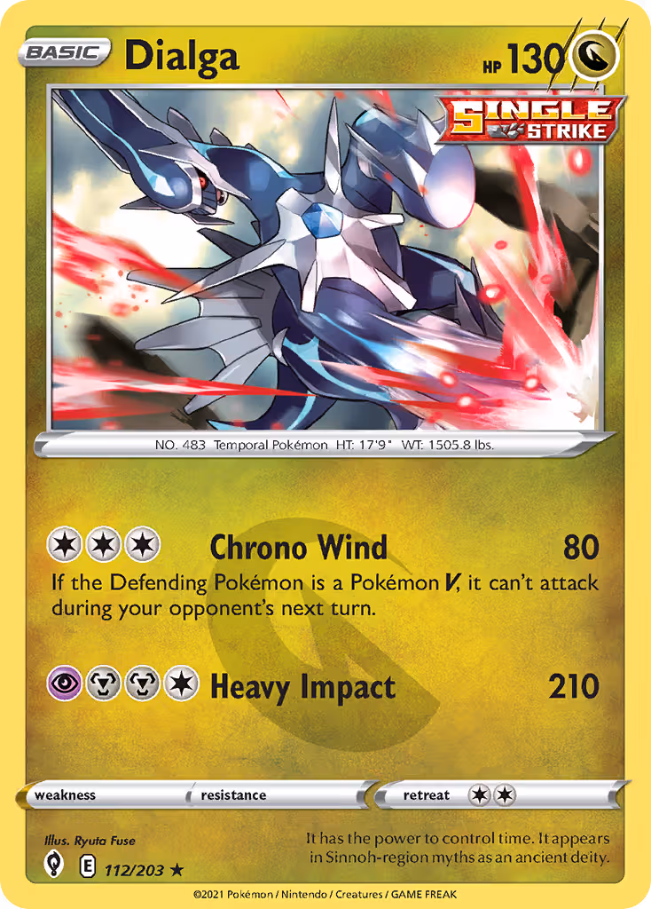 Dialga 112/203 Pokemon card