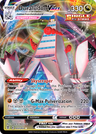 Duraludon VMAX 123/203 Pokemon card