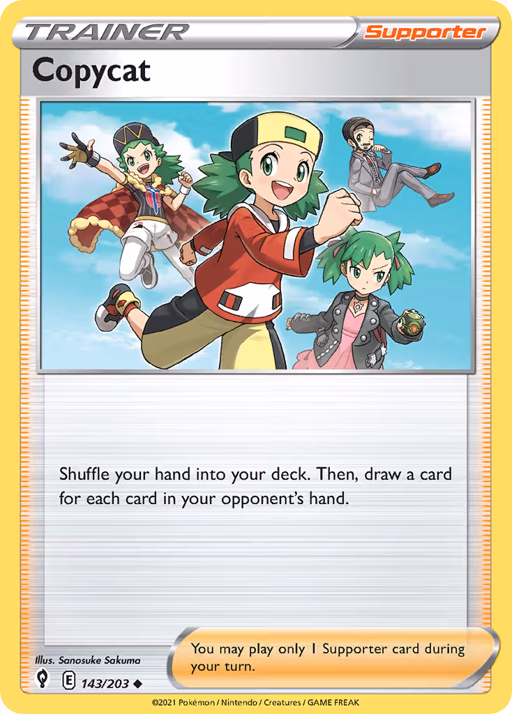 Copycat 143/203 Pokemon card