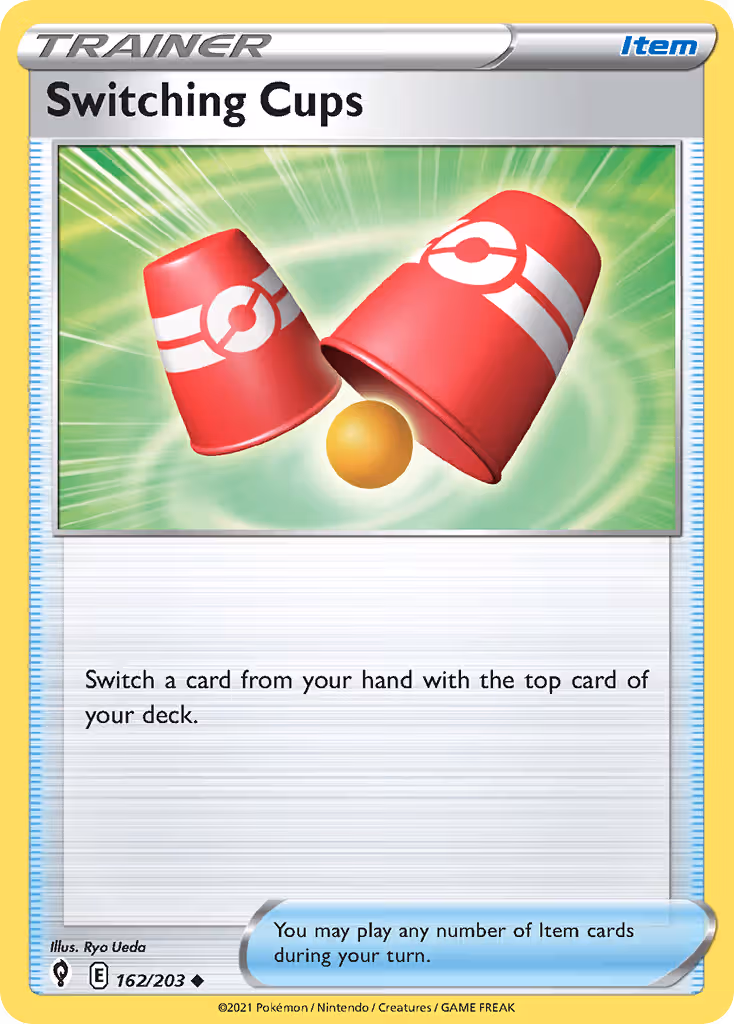 Switching Cups 162/203 Pokemon card