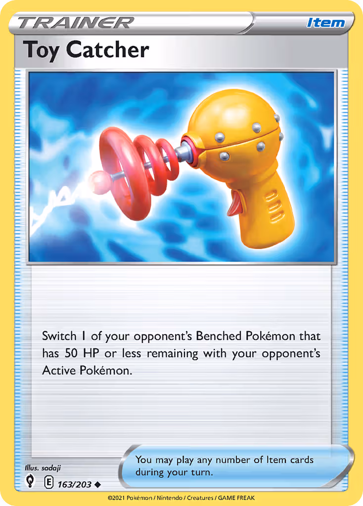 Toy Catcher 163/203 Pokemon card