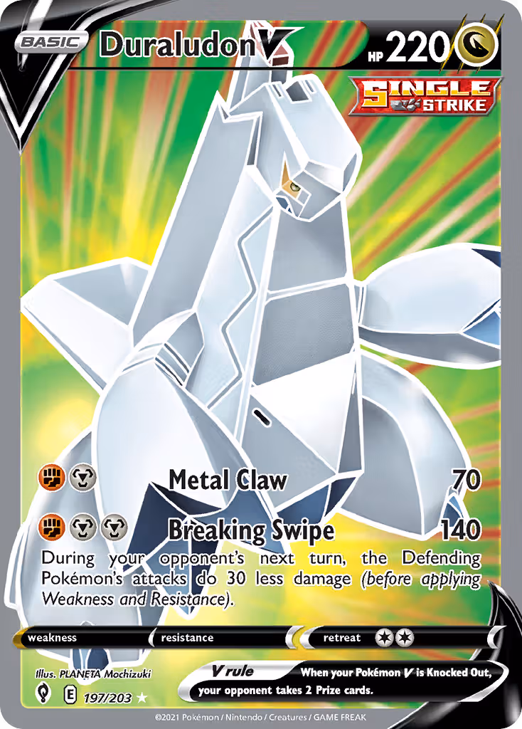 Duraludon V 197/203 Pokemon card