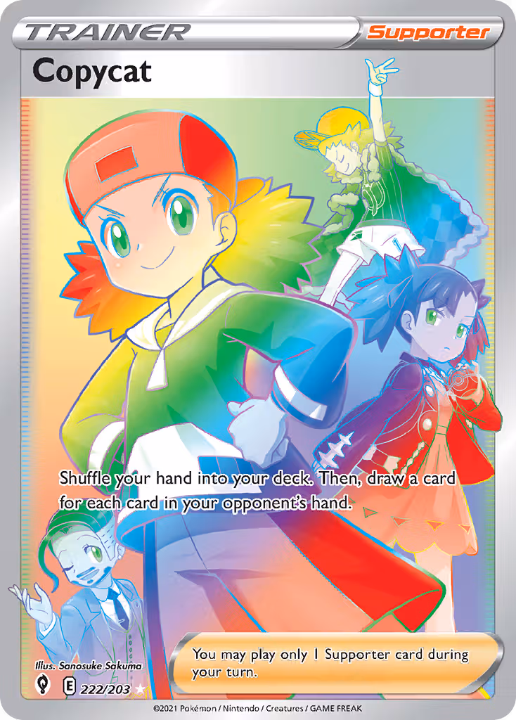 Copycat 222/203 Pokemon card
