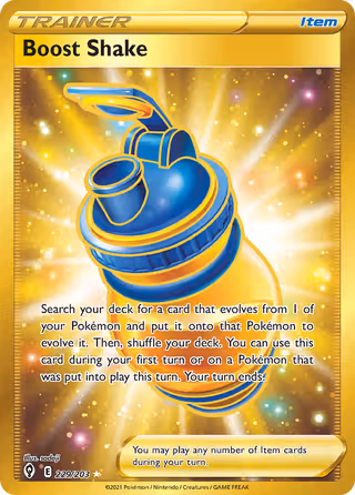 Boost Shake 229/203 Pokemon card
