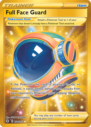 Full Face Guard 231/203 Pokemon card