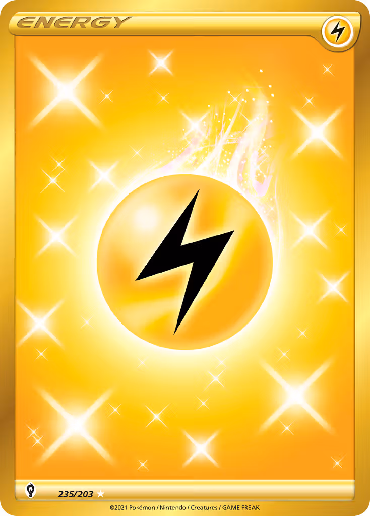 Lightning Energy 235/203 Pokemon card
