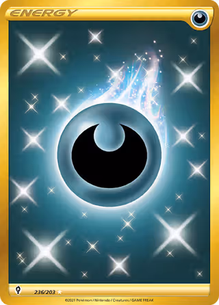 Darkness Energy 236/203 Pokemon card