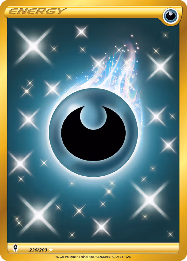 Darkness Energy 236/203 Pokemon card