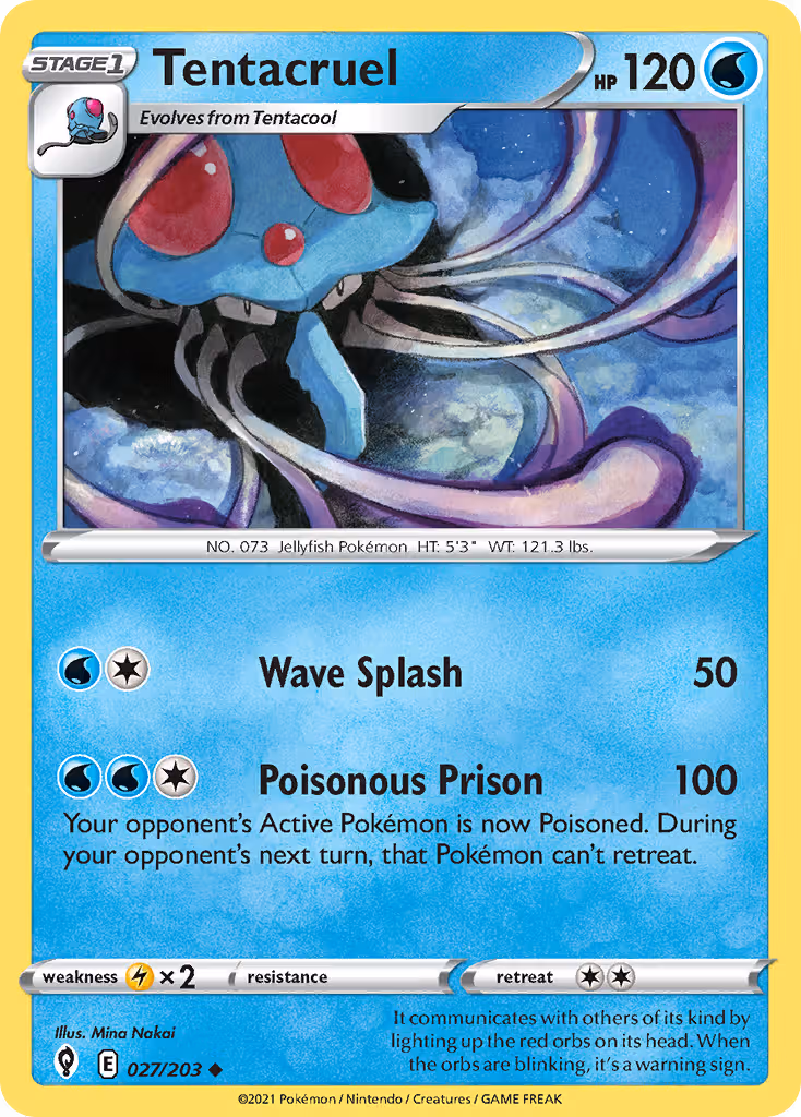 Tentacruel 27/203 Pokemon card