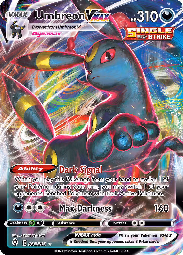 Umbreon VMAX 95/203 Pokemon card