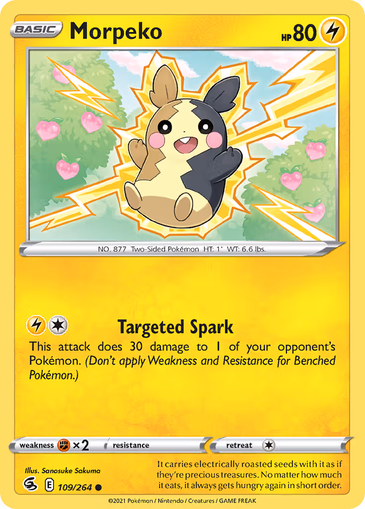 Morpeko 109/264 Pokemon card