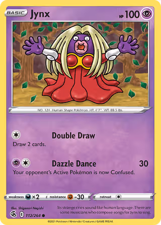 Jynx 112/264 Pokemon card