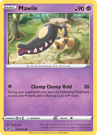 Mawile 119/264 Pokemon card