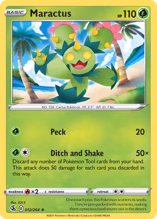 Maractus 12/264 Pokemon card