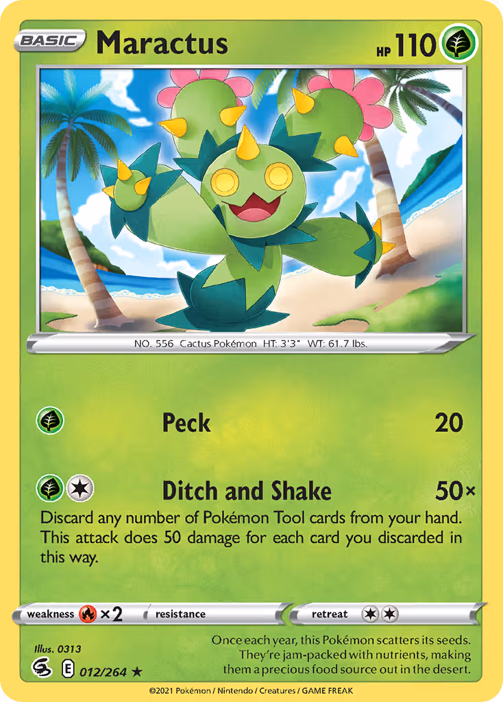 Maractus 12/264 Pokemon card