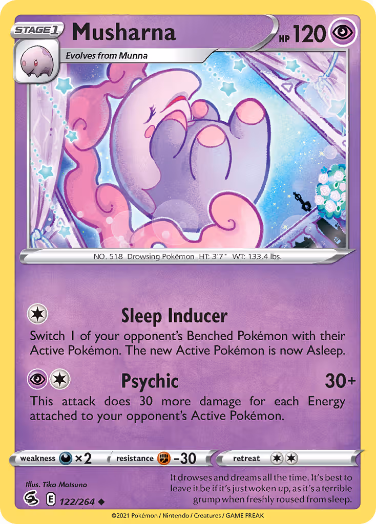 Musharna 122/264 Pokemon card