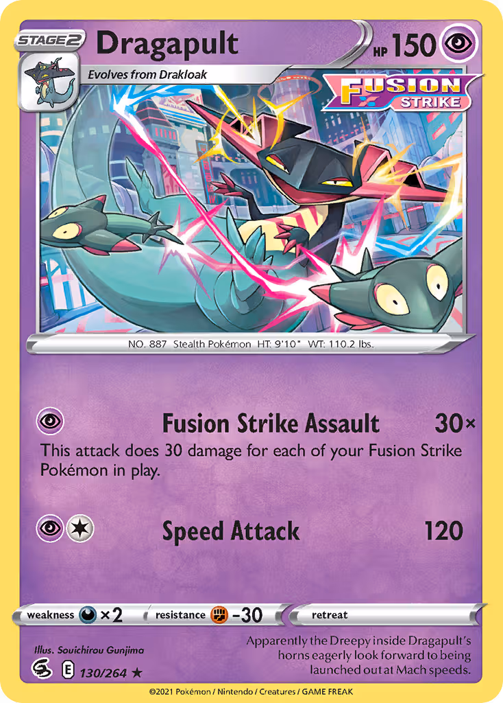 Dragapult 130/264 Pokemon card