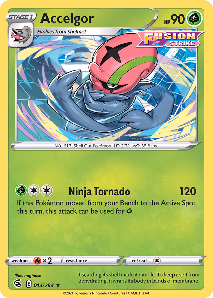 Accelgor 14/264 Pokemon card