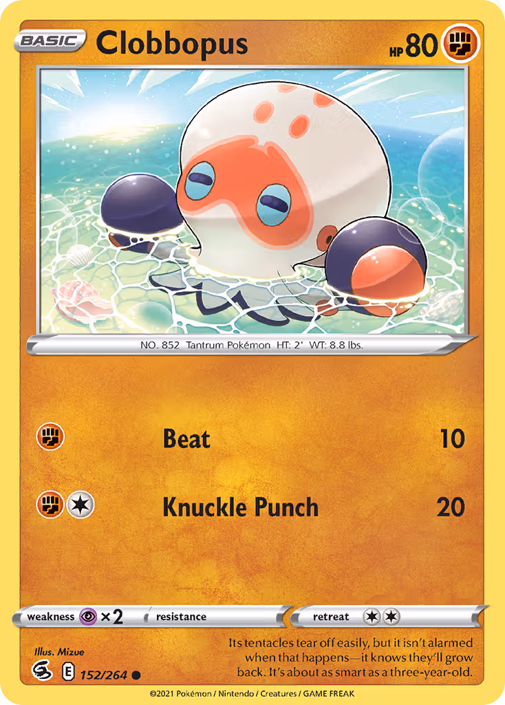 Clobbopus 152/264 Pokemon card