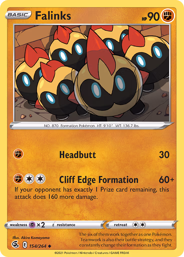 Falinks 154/264 Pokemon card