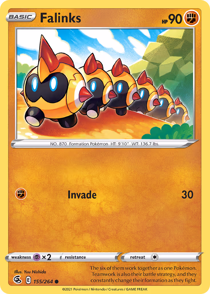 Falinks 155/264 Pokemon card