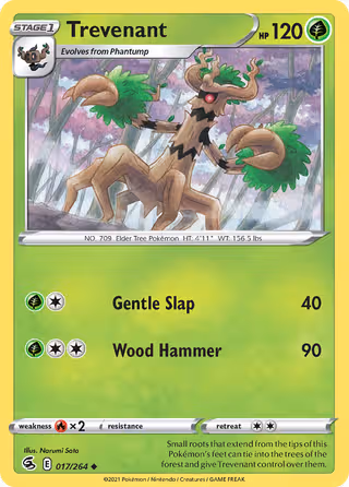 Trevenant 17/264 Pokemon card