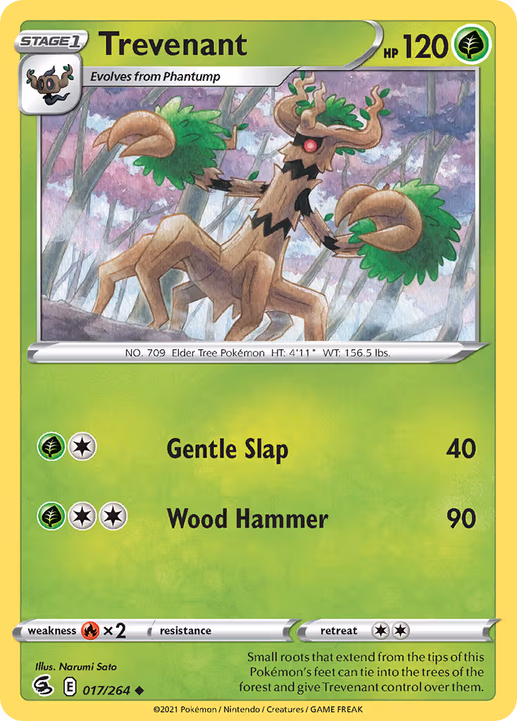 Trevenant 17/264 Pokemon card