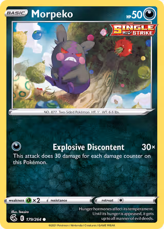 Morpeko 179/264 Pokemon card