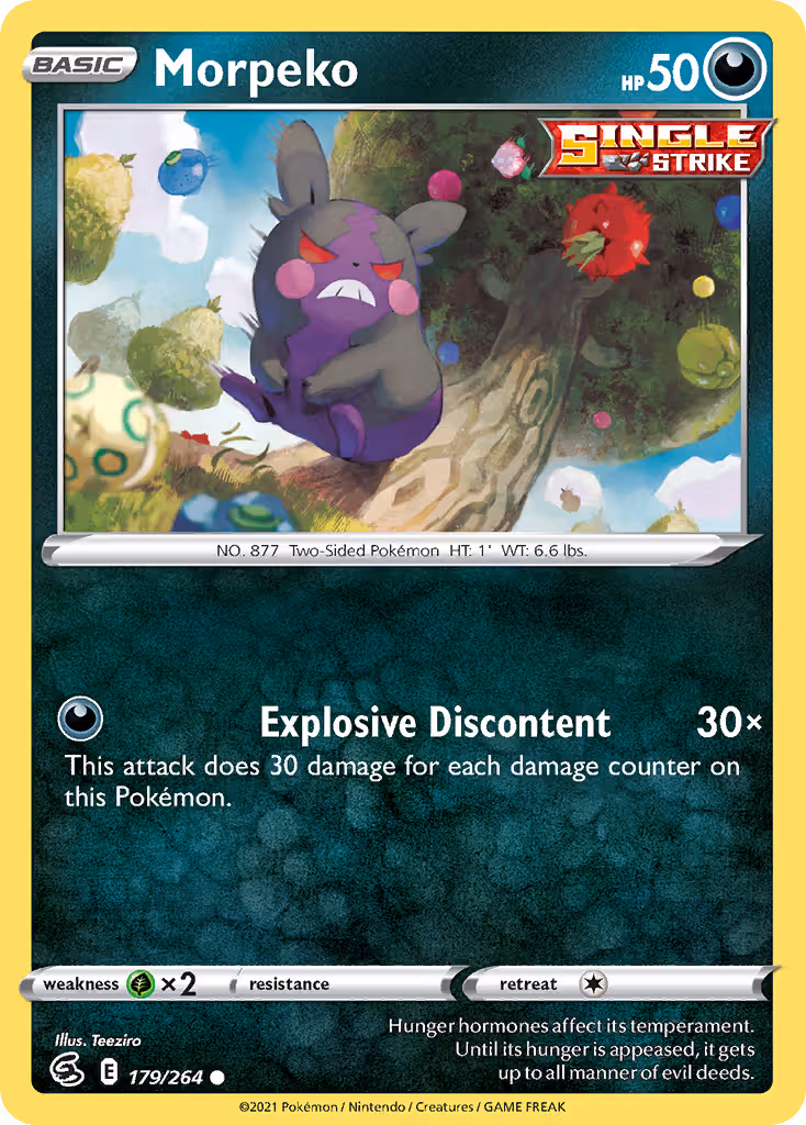Morpeko 179/264 Pokemon card