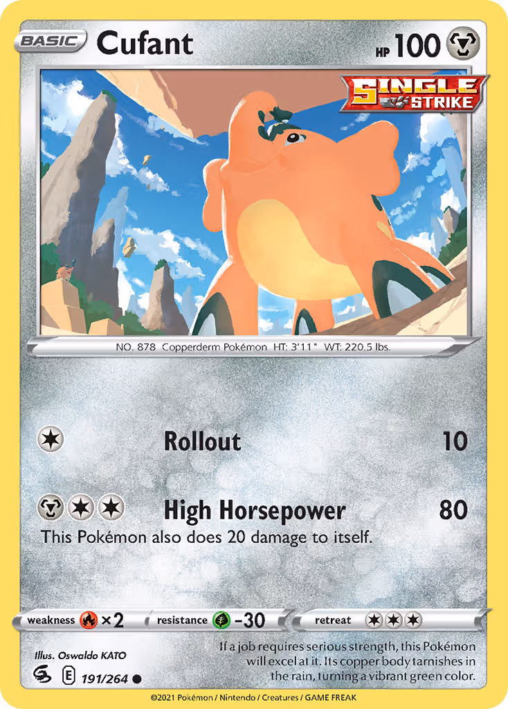 Cufant 191/264 Pokemon card