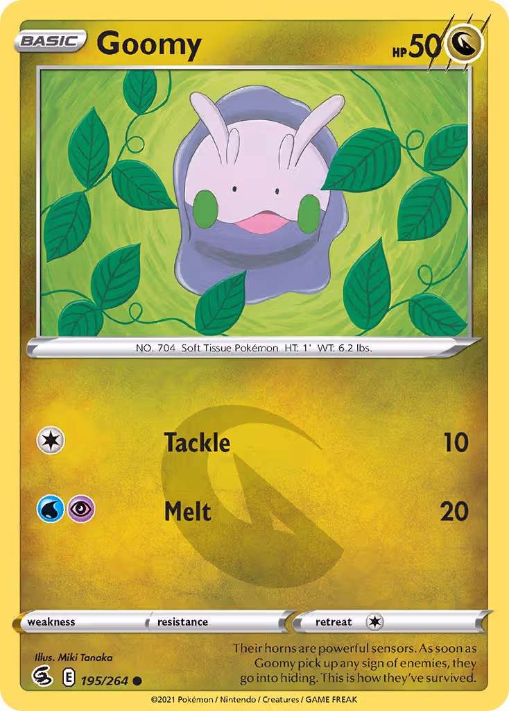 Goomy 195/264 Pokemon card