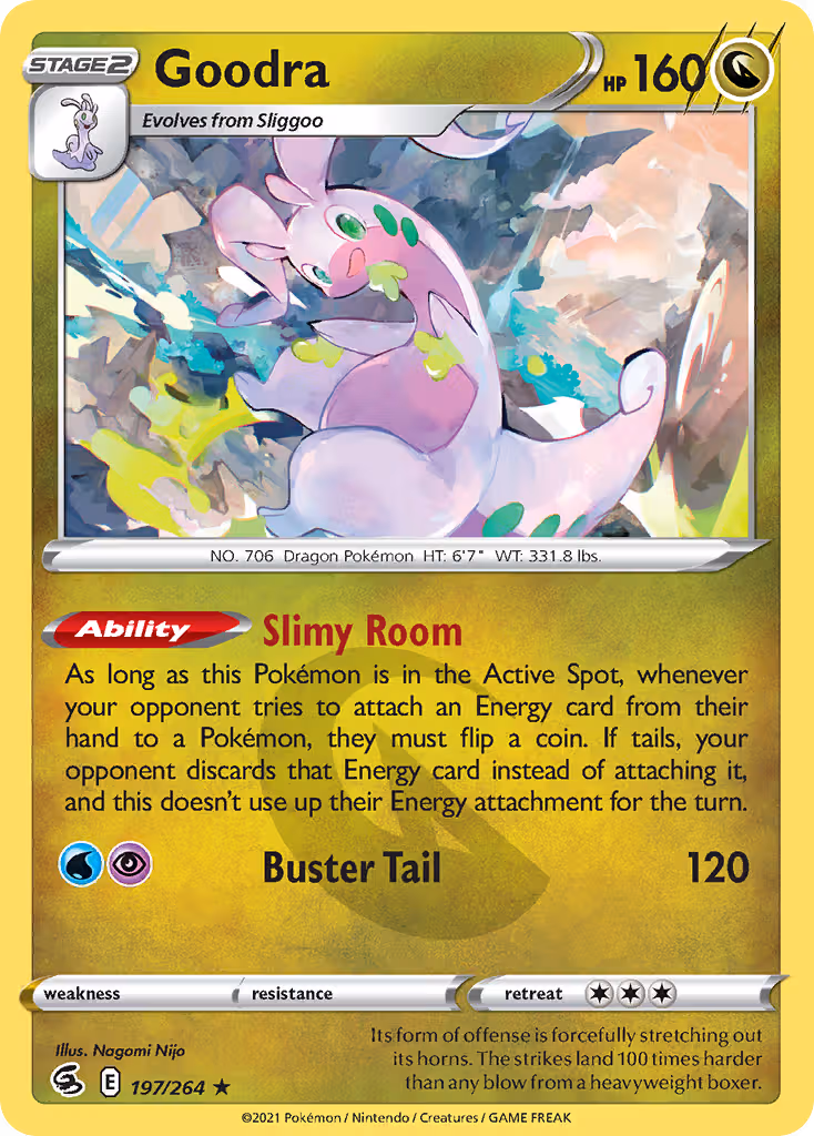 Goodra 197/264 Pokemon card