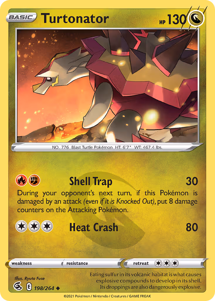 Turtonator 198/264 Pokemon card