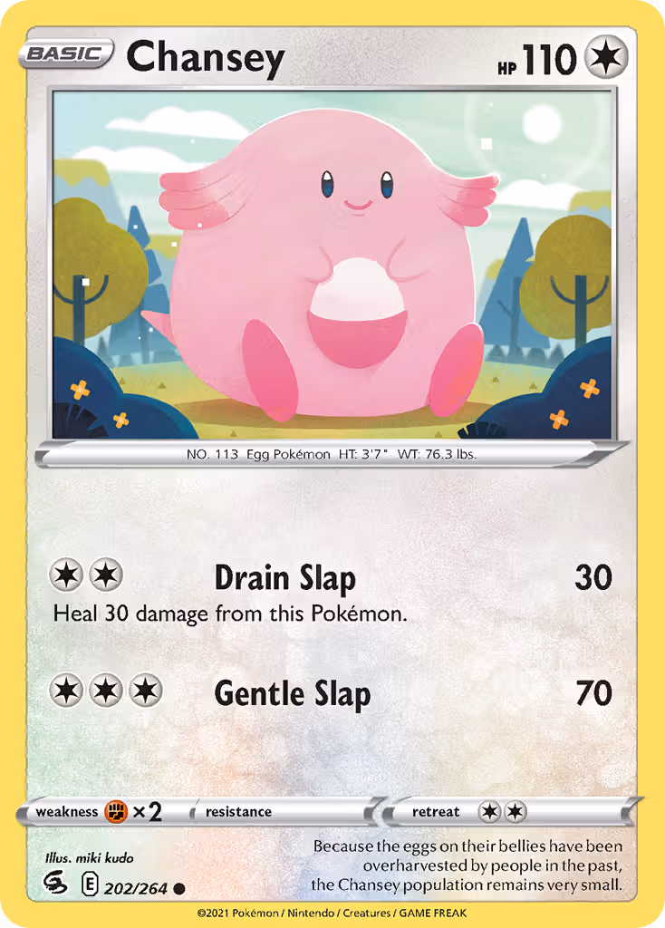 Chansey 202/264 Pokemon card