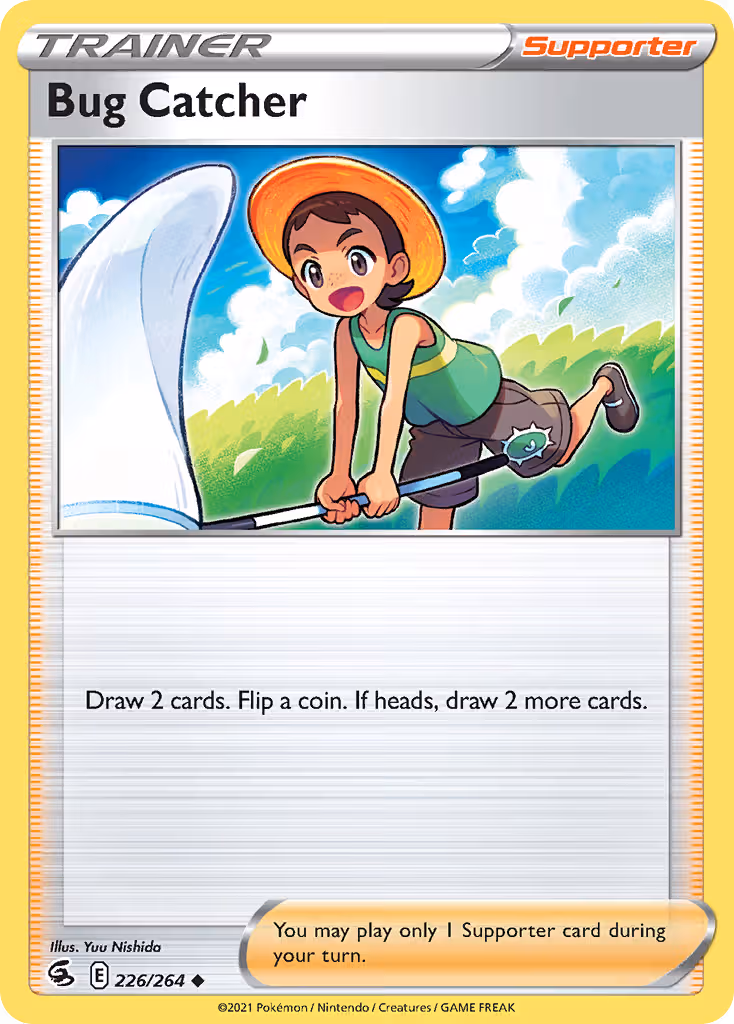 Bug Catcher 226/264 Pokemon card