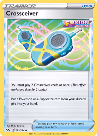 Crossceiver 231/264 Pokemon card