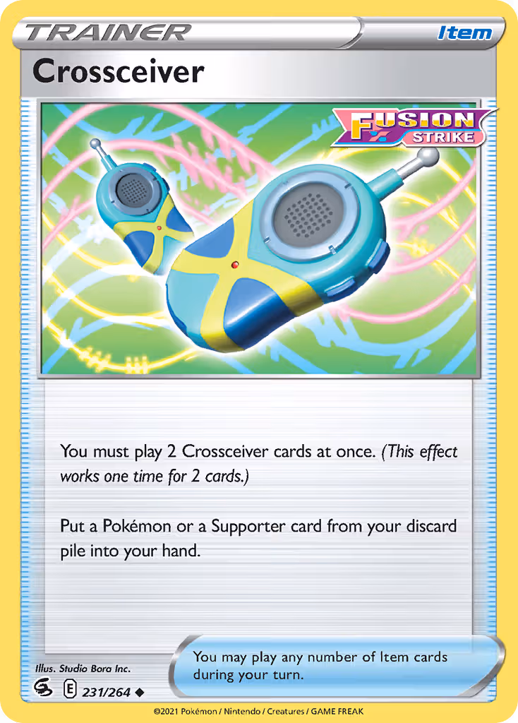Crossceiver 231/264 Pokemon card