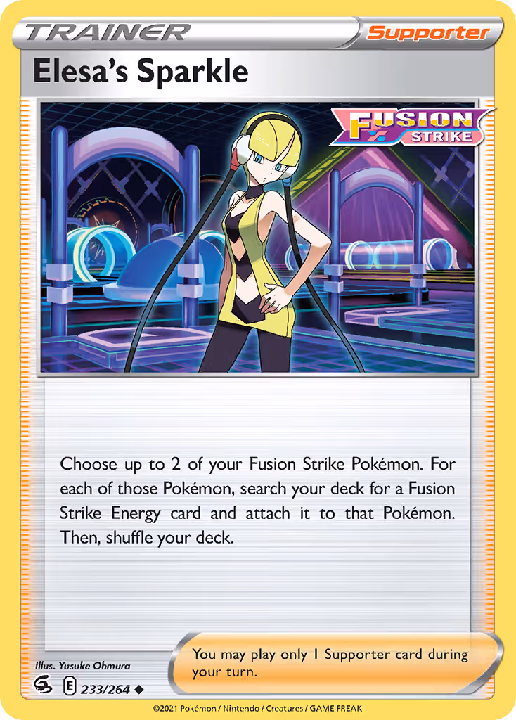 Elesa's Sparkle 233/264 Pokemon card