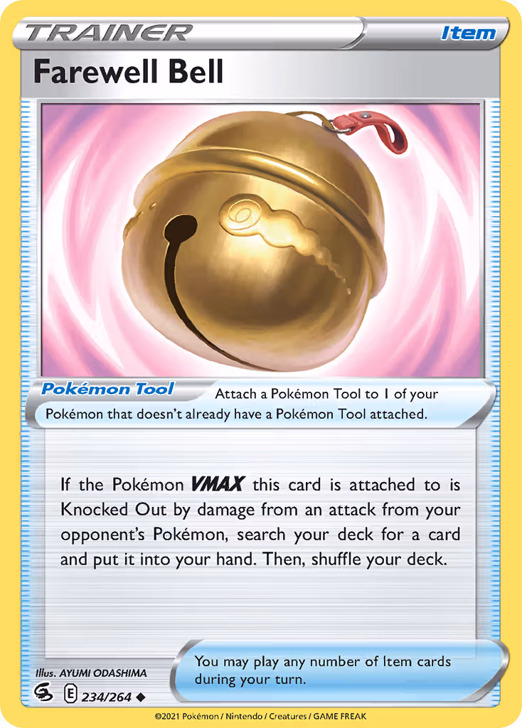 Farewell Bell 234/264 Pokemon card