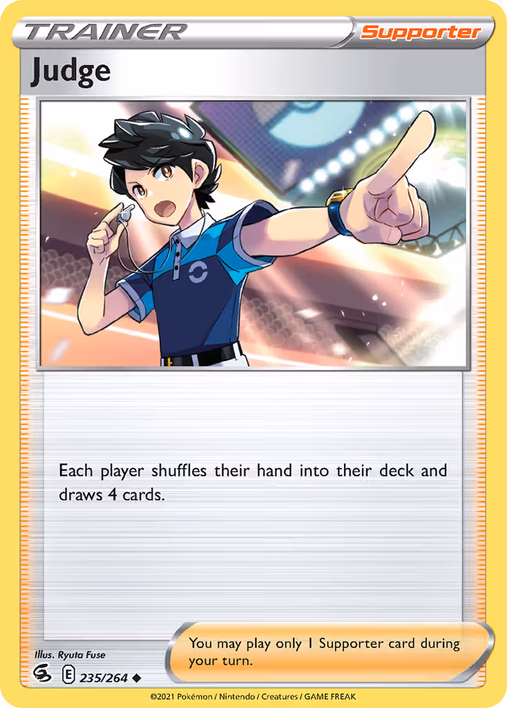Judge 235/264 Pokemon card