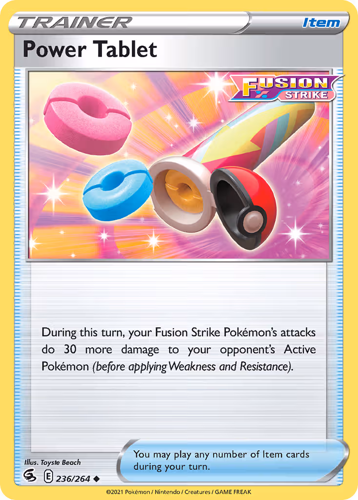 Power Tablet 236/264 Pokemon card