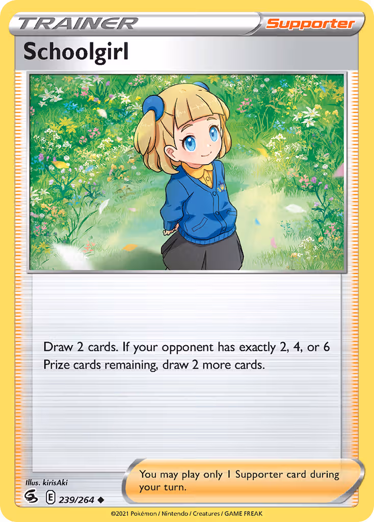 Schoolgirl 239/264 Pokemon card