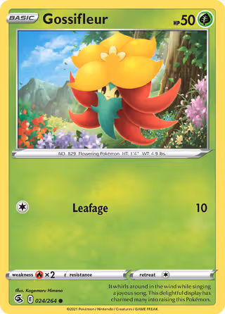 Gossifleur 24/264 Pokemon card